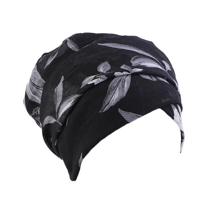 Lightweight Viscose Floral printed Fabric Turban Shawl Scarves Head Wraps