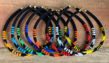 African Zulu Beaded Necklaces