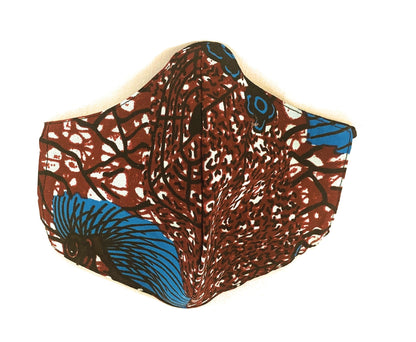 Ankara African Print Reusable Face Masks With Removable Filters