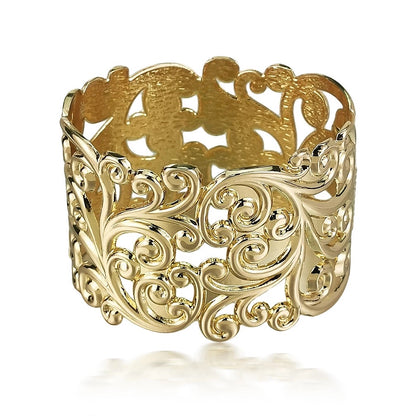 Charming Classic Chunky Bangle Bracelet Cuff