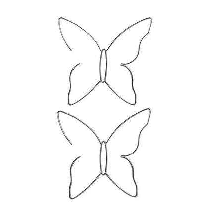 Butterfly Shaped Wire Earrings