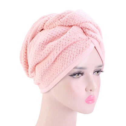 Microfiber Hair Wrap Towel Turbans