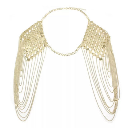 Boho Shoulder Statement Tassel Chain Body Jewellery