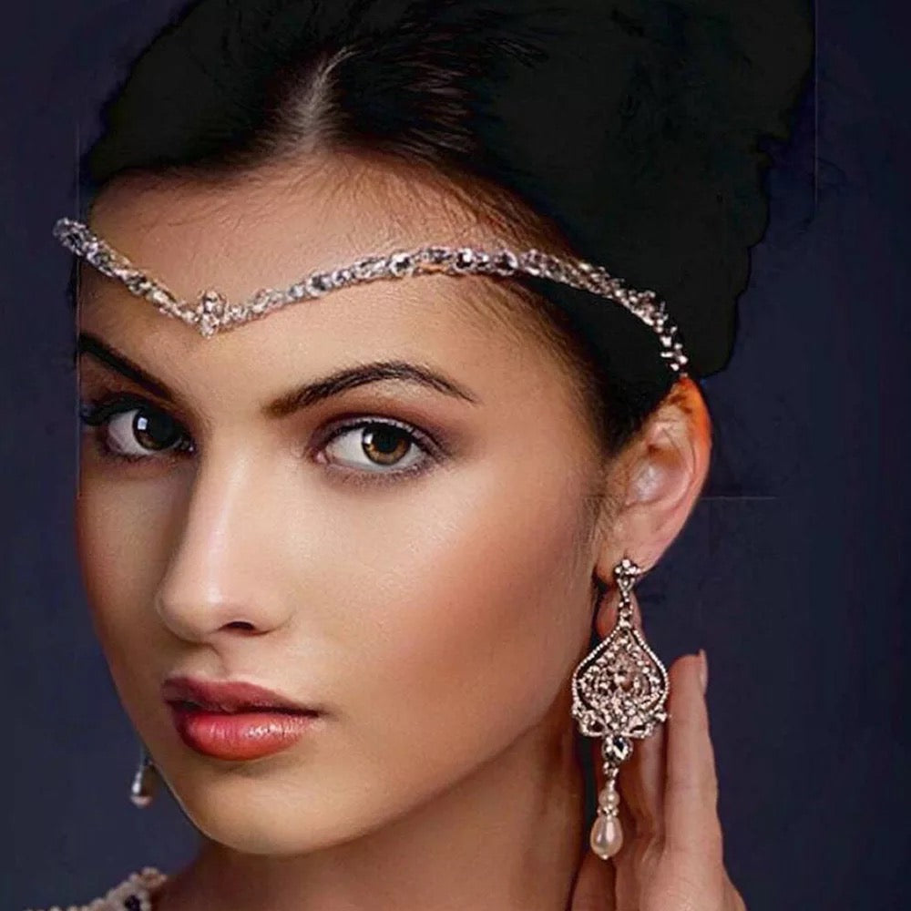 Bridal Crystal Diamante Rhinestone Tiara Crown Headpiece
