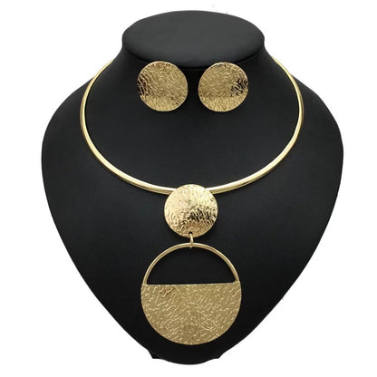 Elegant Metal Jewellery Sets