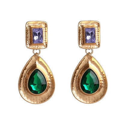 Elegant Teardrop Statement Dangle Earrings