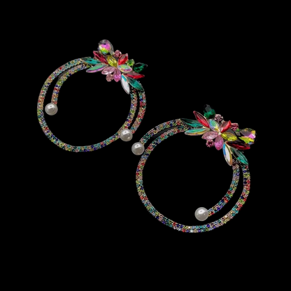 Gorgeous Crystal Rhinestones Statement Stud Earrings