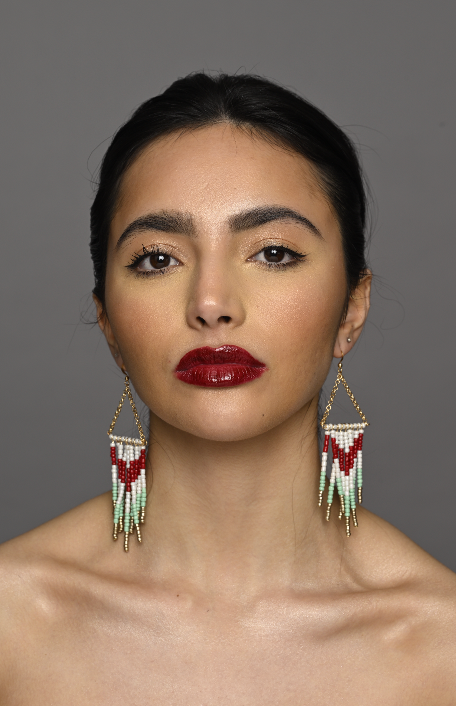 Bohemian Beaded Dangle Tassels Earrings