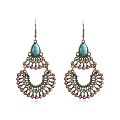 Bohemian Vintage Indian Style Tassel Retro Tribal Dangle Earrings