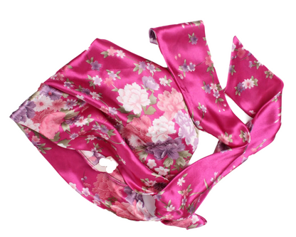 Luxury Satin Silk Head Scarf Bonnet Wrap Bow Ties