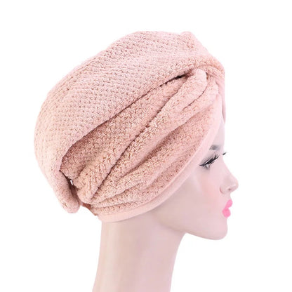 Microfiber Hair Wrap Towel Turbans
