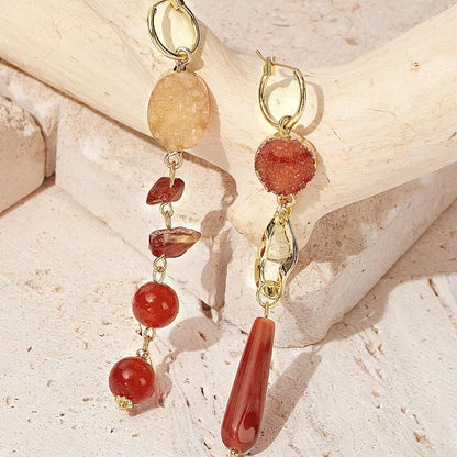 Bohemia Long Resin Dangle Earrings
