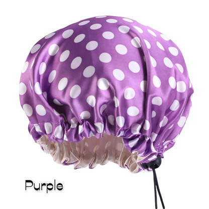 Kids Adjustable Double Layered Revisable Satin Silk Bonnet Caps