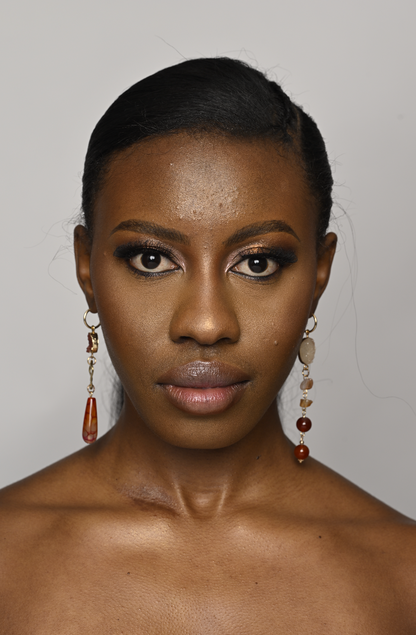 Bohemia Long Resin Dangle Earrings
