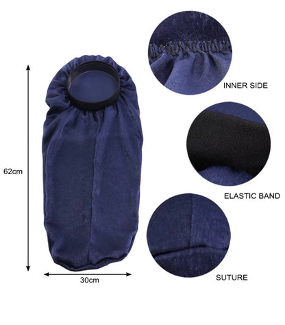 Long Satin Silk Single Layered Bonnet Caps For Braids And Long Hair