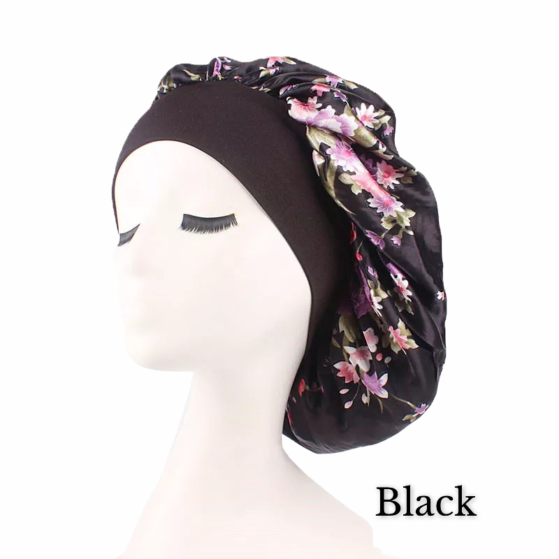 Wide Elastic Band Breathable Lightweight Single Layered Bonnet Caps