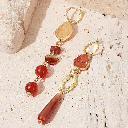 Bohemia Long Resin Dangle Earrings