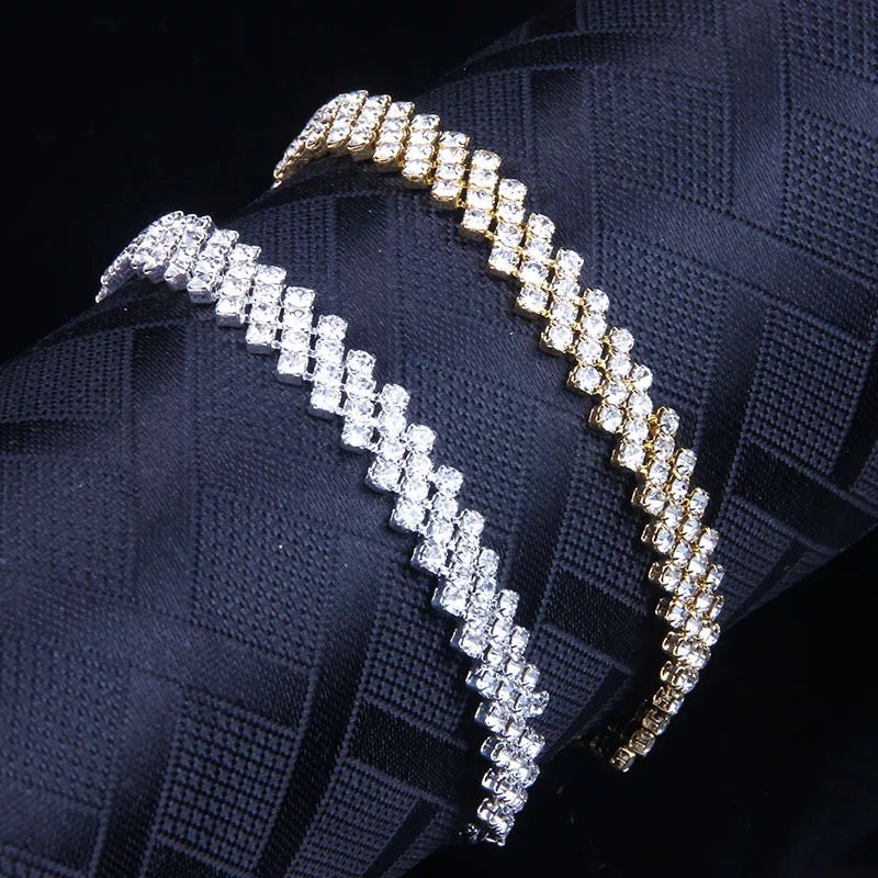 1 Piece Crystal Rhinestone Barefoot Sandals Beach Jewellery Toe Anklet B