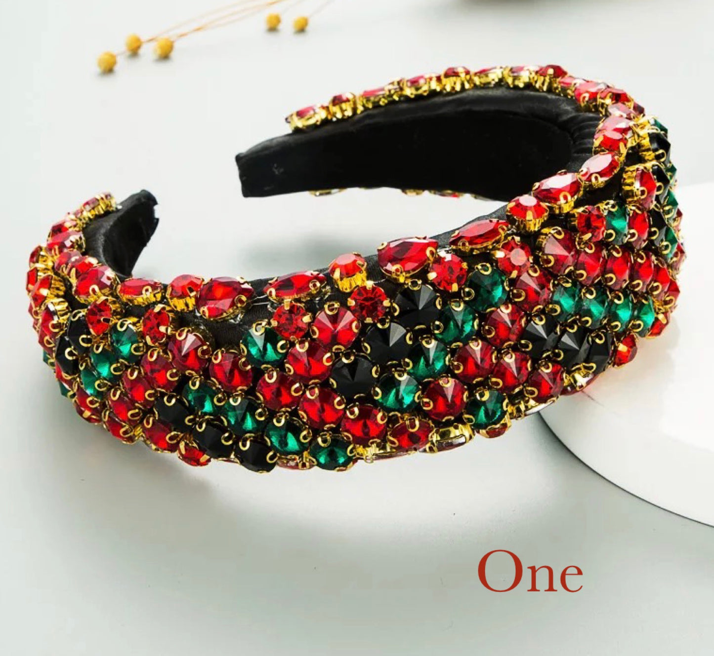 Luxury Crystal Diamante Rhinestone Baroque Padded Headband Hair Jeweller