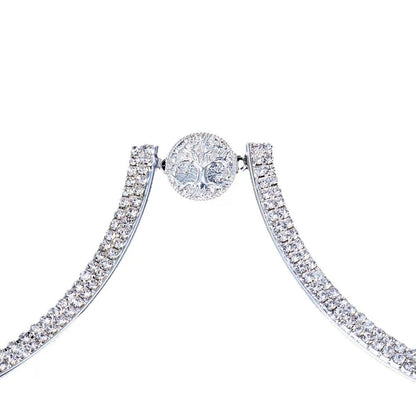 Crystal Rhinestone Bra Bracket Underwear Statement Body Chain Jewellery