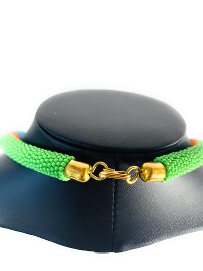 African Beaded Pendant Necklaces