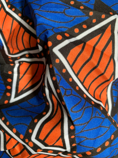 Large African Pattern Ankara Bonnet Caps