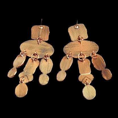 Bohemian Resin BeadsTassel Tibal Dangle Drop Earrings