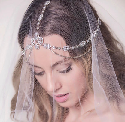 Bridal Crystal Diamante Rhinestone Headpiece Hair Jewellery