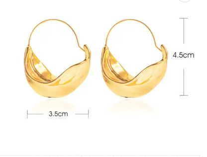 Minimalist Lightweight Alloy Dangle Earrings