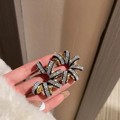 Gorgeous Crystal Rhinestones Statement Stud Earrings