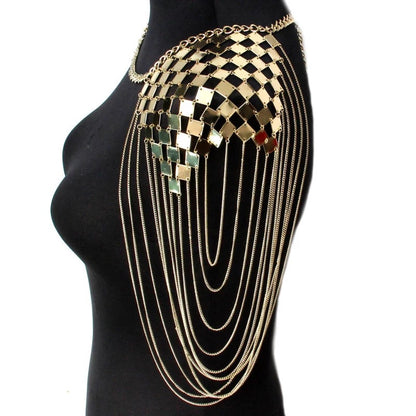 Boho Shoulder Statement Tassel Chain Body Jewellery