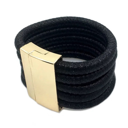 Charming Magnetic Multilayered Punk Bangle Cuff Bracelets