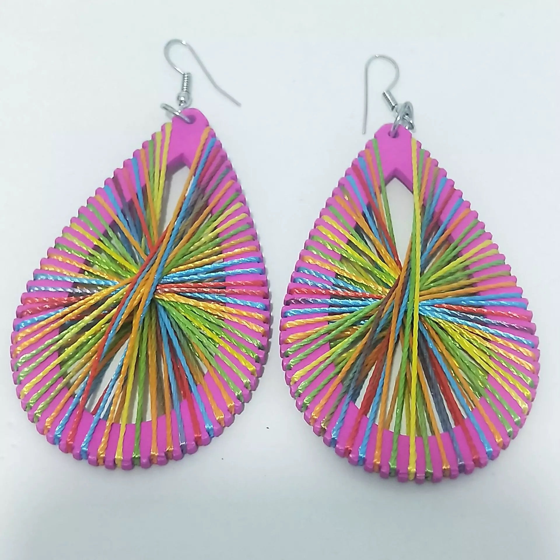 Colorful Windmill Heart Fishtail Shape Drop Dangle Earrings - Temu