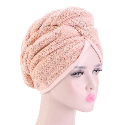 Microfiber Hair Wrap Towel Turbans