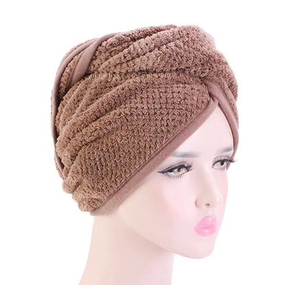 Microfiber Hair Wrap Towel Turbans