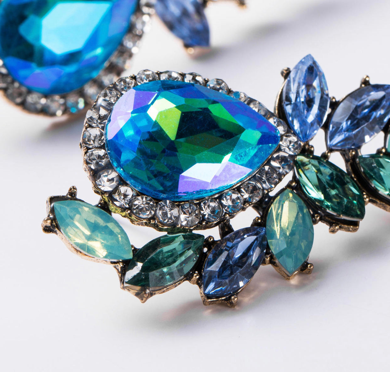 Luxury Crystal Rhinestones Statement Earrings