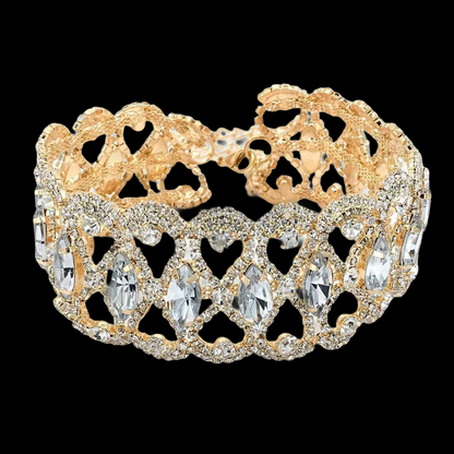 Sparkling Rhinestones Crystal Choker Necklaces