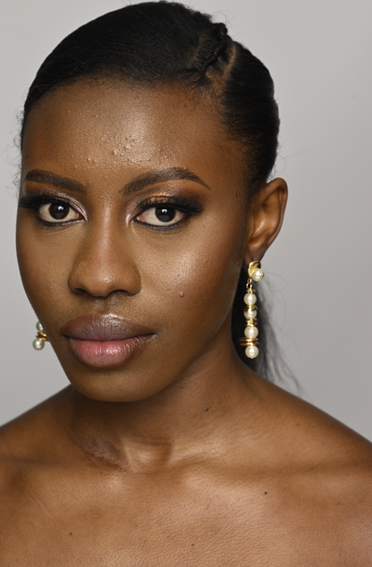 Elegant Faux Pearls Stud Earrings