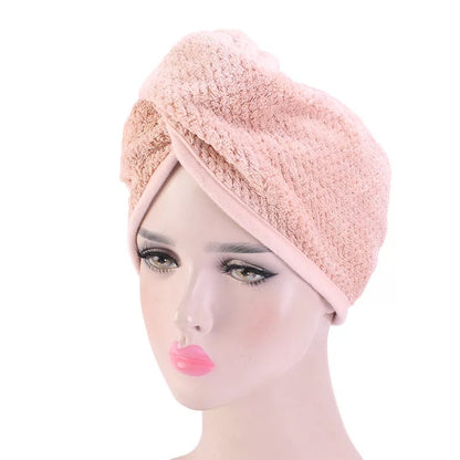 Microfiber Hair Wrap Towel Turbans