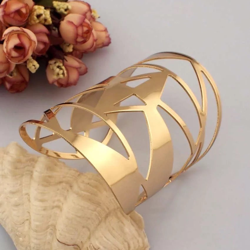 African Inspired Large Statement Bangle Cuffs