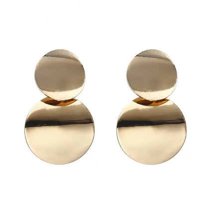 Gold Plated Dangle Drop Earrings
