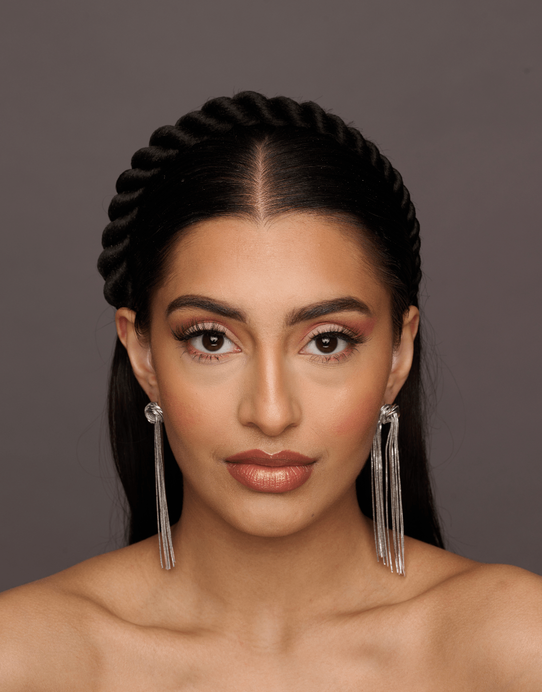 Elegant Long Knot Tassels Statement Stud Earrings - Fatisha Boutique