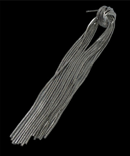 Elegant Long Knot Tassels Statement Stud Earrings - Fatisha Boutique