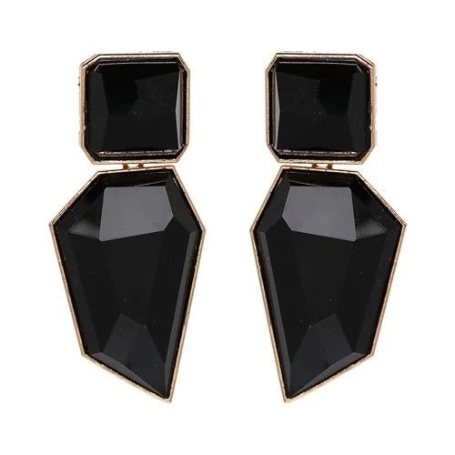 Exaggerated Bohemia Acetate Plate Statement Earrings - Fatisha Boutique