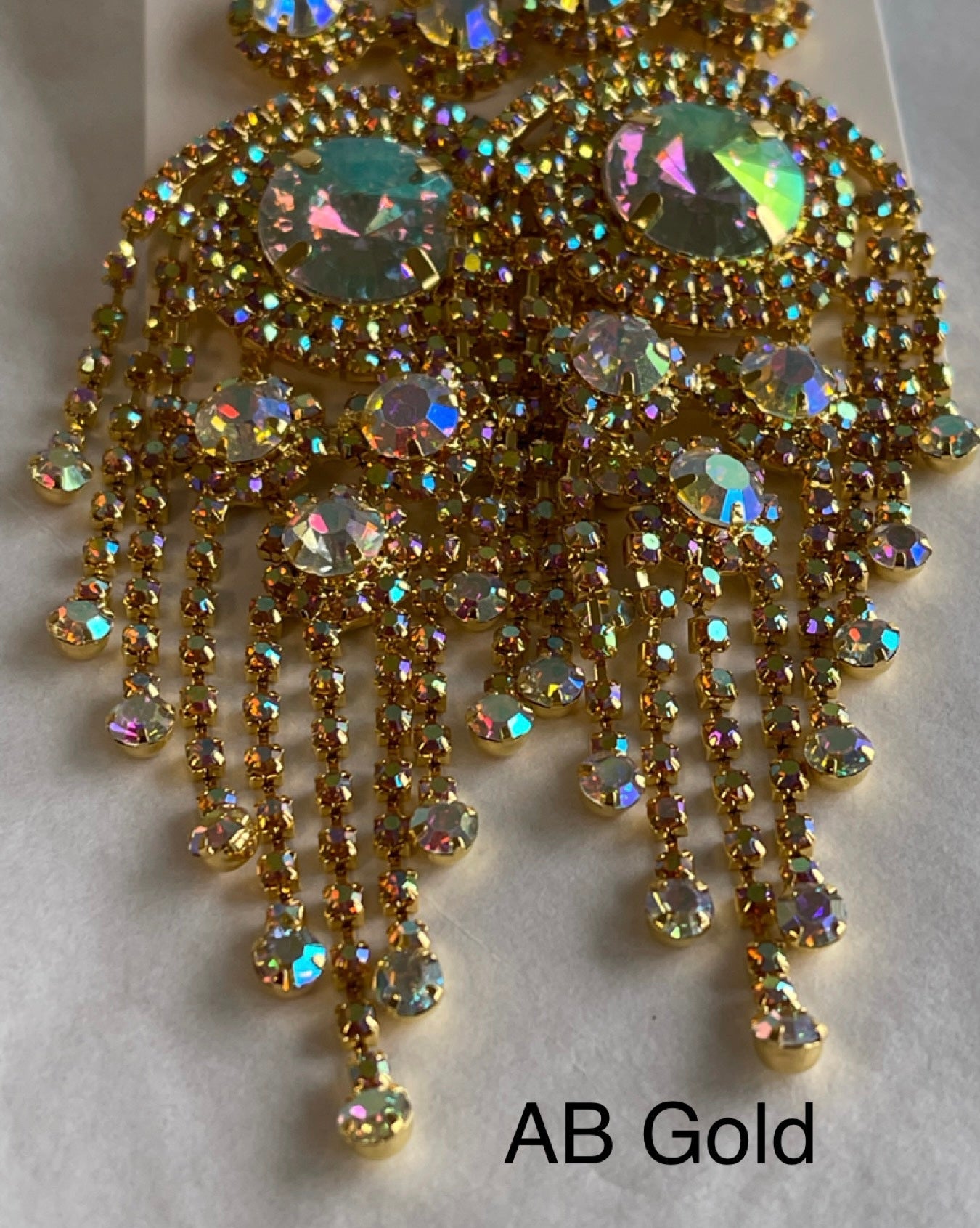 Glamorous Luxury Crystal Chandelier Drop Statement Earrings - Fatisha Boutique