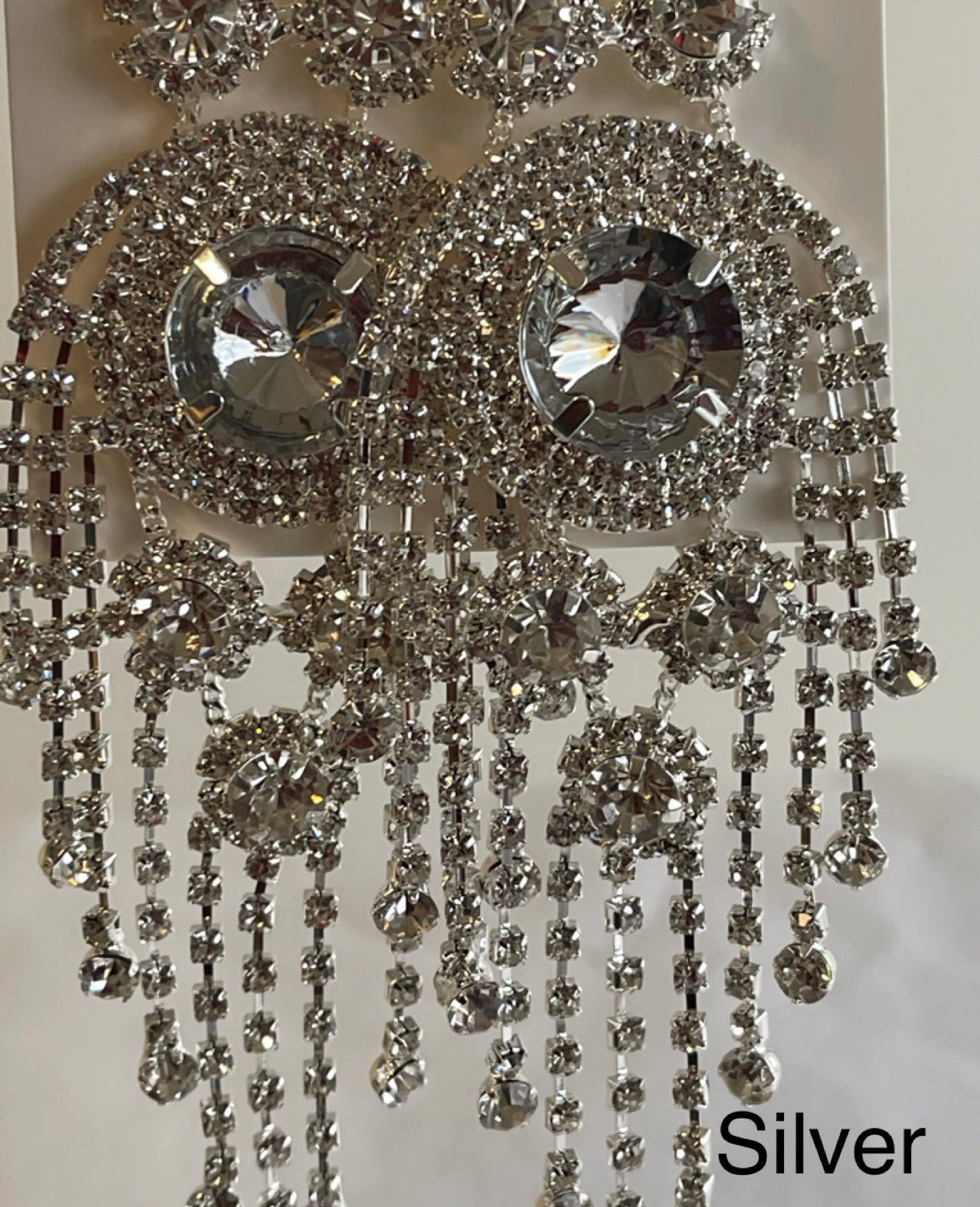 Glamorous Luxury Crystal Chandelier Drop Statement Earrings - Fatisha Boutique