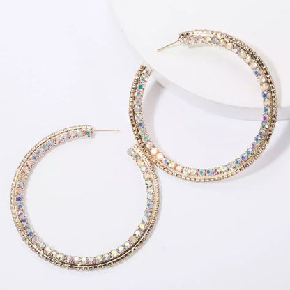 Gorgeous Rhinestone Statement Earrings - Fatisha Boutique