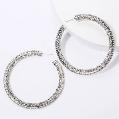 Gorgeous Rhinestone Statement Earrings - Fatisha Boutique