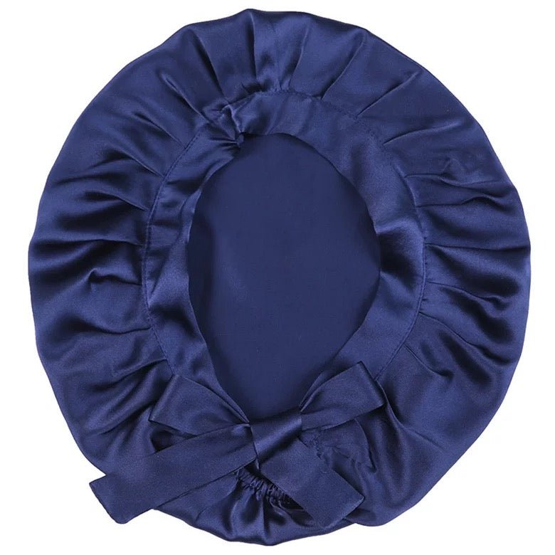 Satin Silk Single Layered Stylish Bonnet Cap with Ties for Hair Protection - Fatisha Boutique