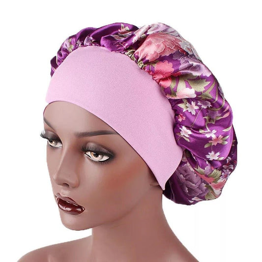 Wide Elastic Band Breathable Lightweight Single Layered Bonnet Caps - Fatisha Boutique
